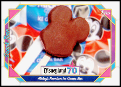 2025 Topps Disneyland 70th Anniversary Mickey's Premium Ice Cream Bar Card