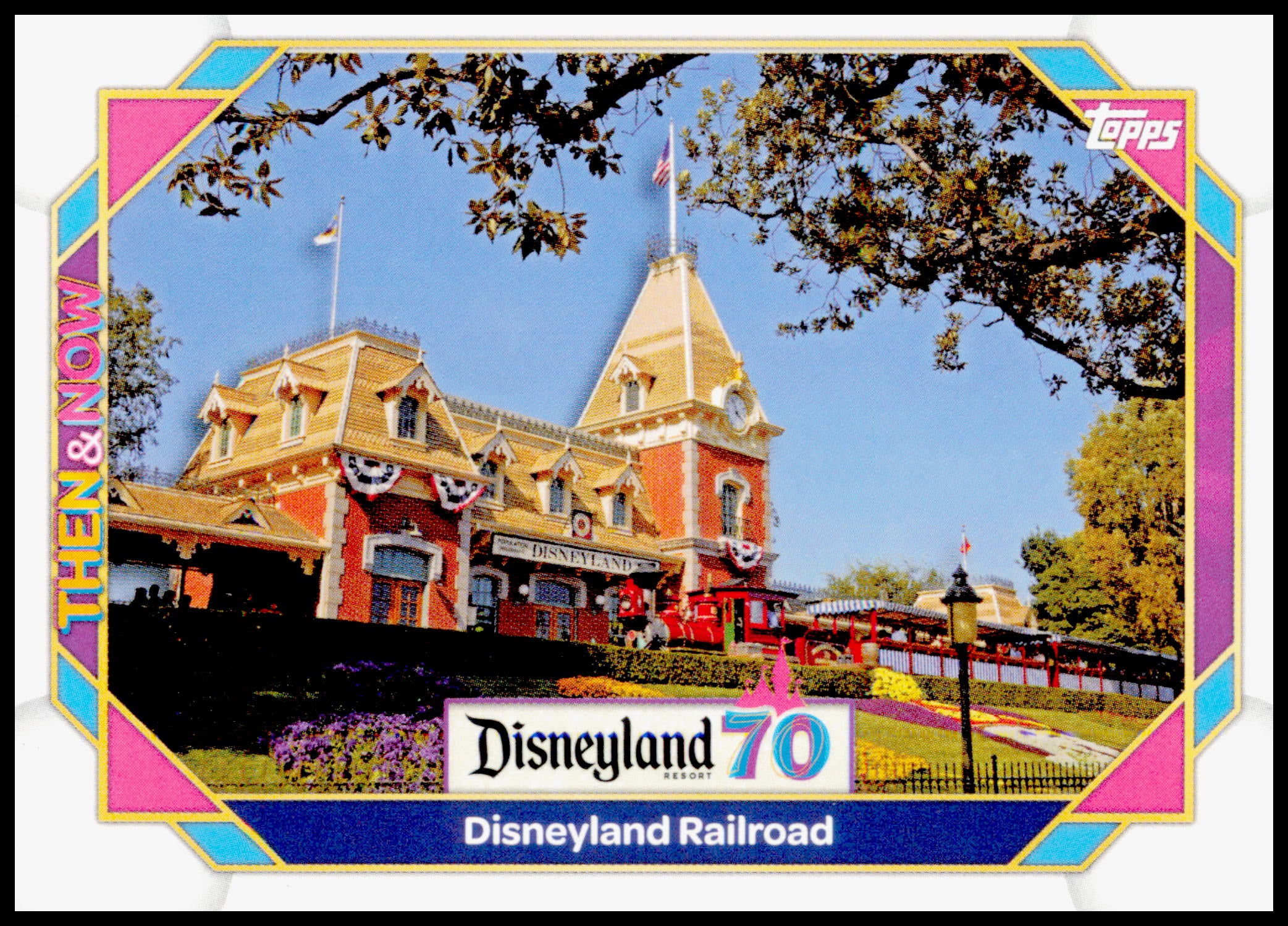 2025 Topps Disneyland 70th Anniversary Disneyland Railroad Card