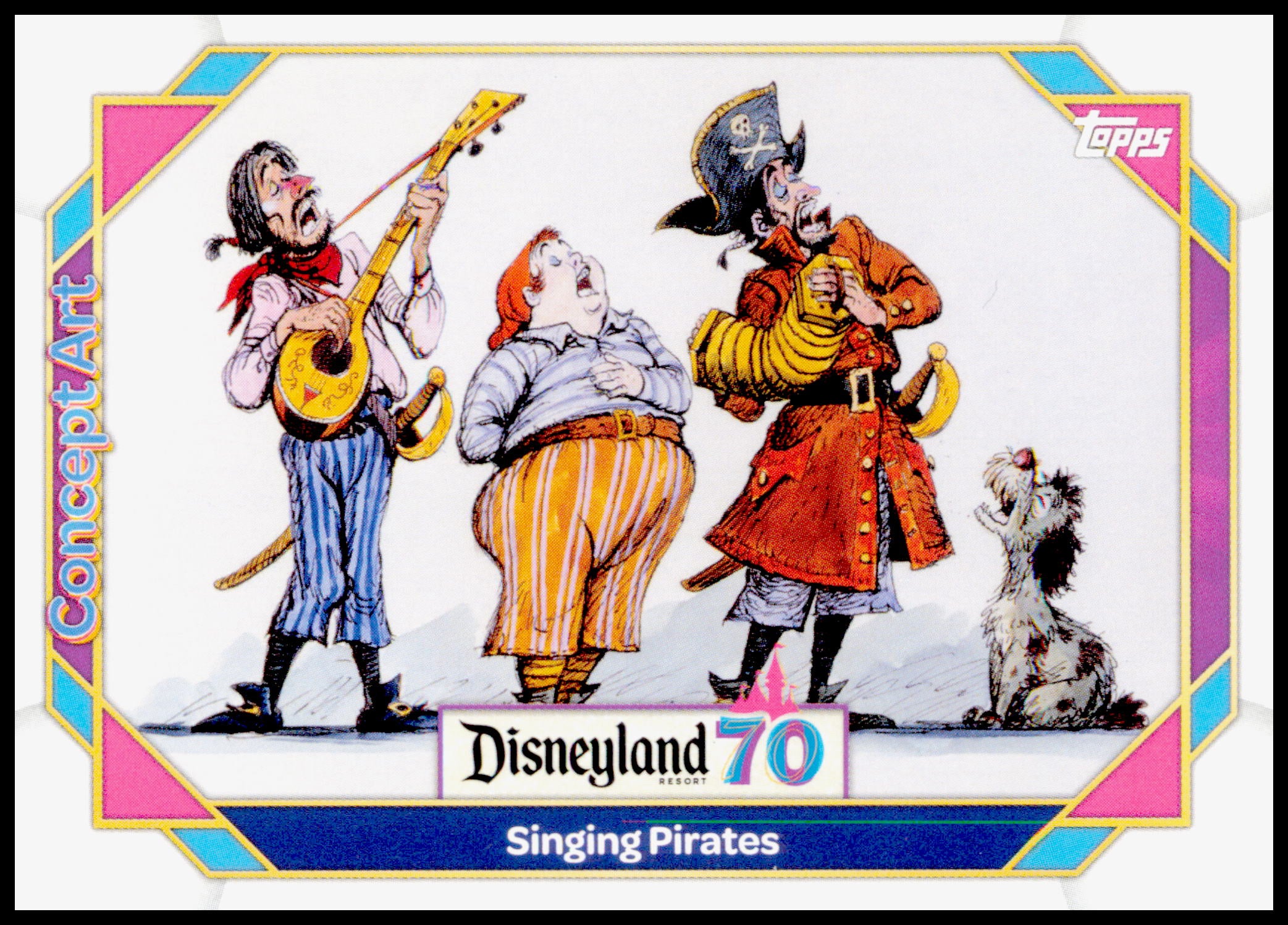 2025 Topps Disneyland 70th Anniversary Singing Pirates Card