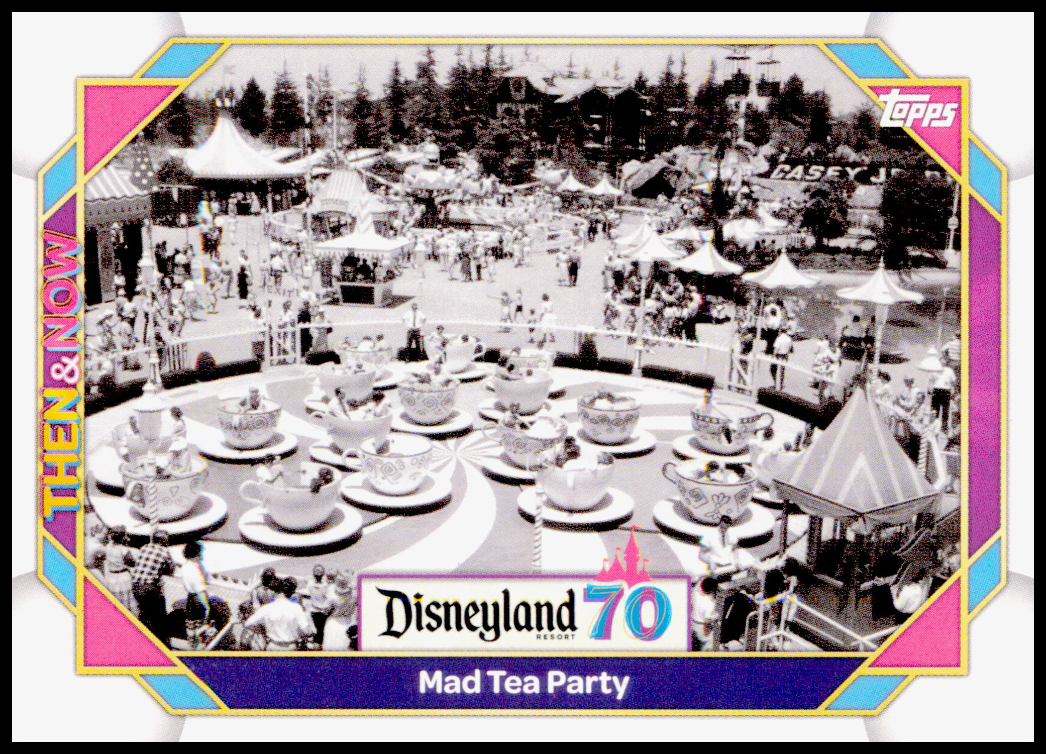 2025 Topps Disneyland 70th Anniversary Mad Tea Party Card