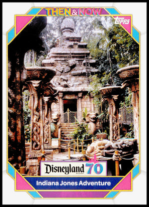 2025 Topps Disneyland 70th Anniversary Indiana Jones Adventure Card Foilfractor