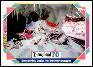 2025 Topps Disneyland 70th Anniversary Something Lurks Inside the Mountain Card