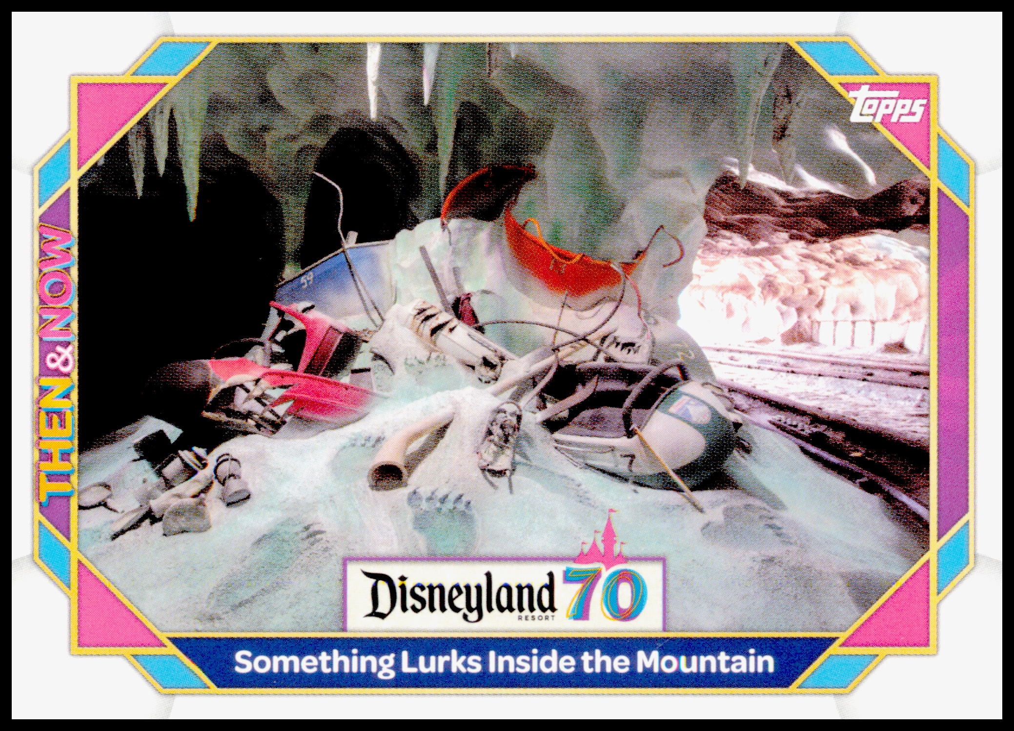 2025 Topps Disneyland 70th Anniversary Something Lurks Inside the Mountain Card