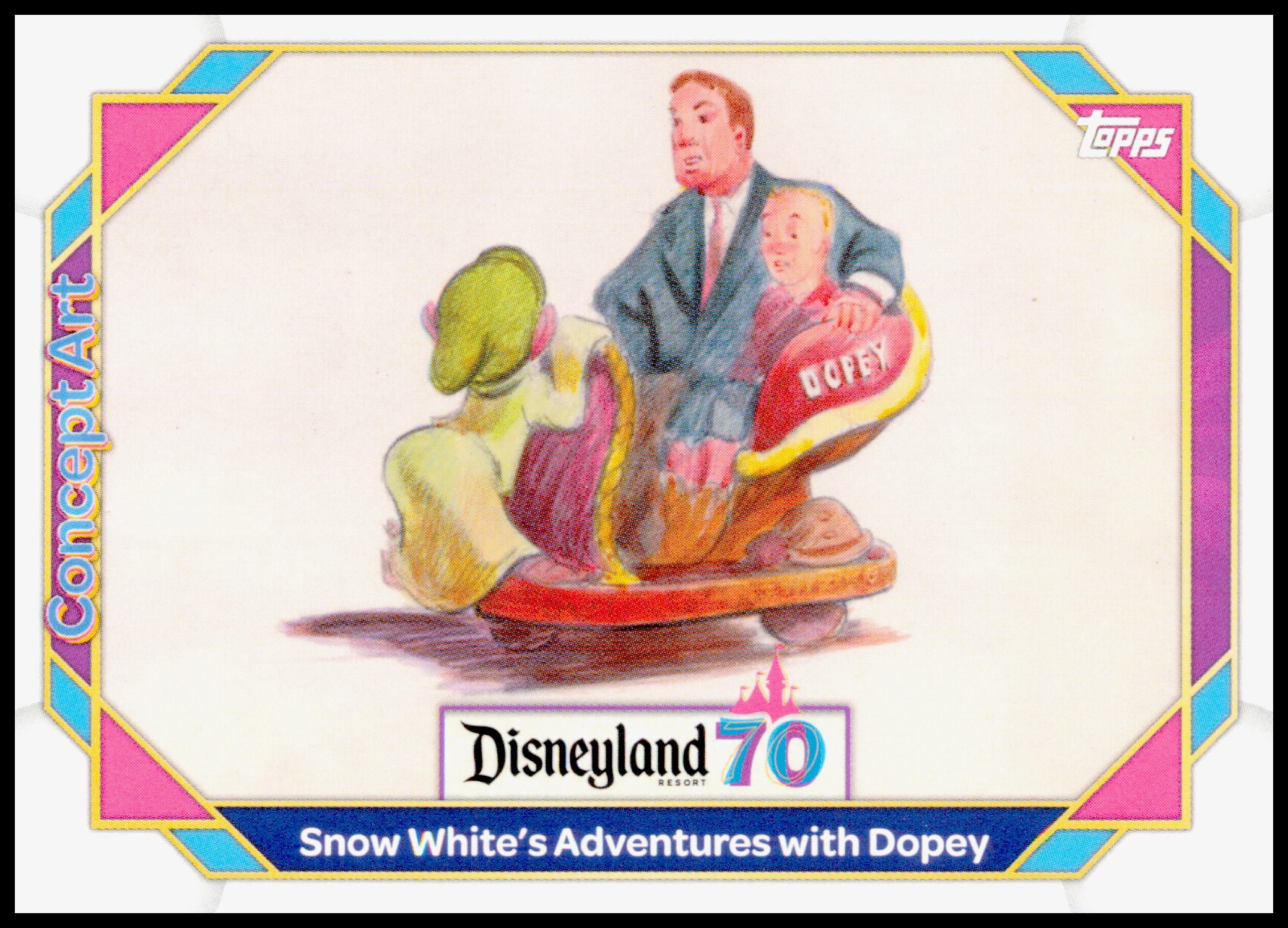 2025 Topps Disneyland 70th Anniversary Snow White's Adventures with Dopey Card