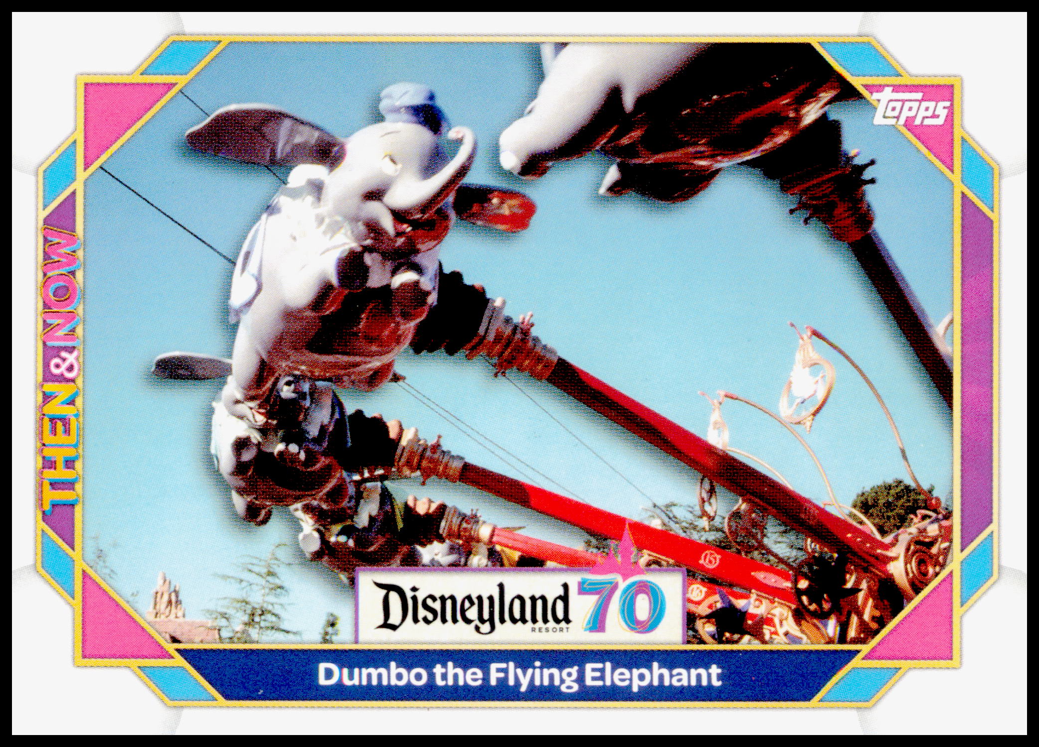 2025 Topps Disneyland 70th Anniversary Dumbo the Flying Elephant Card