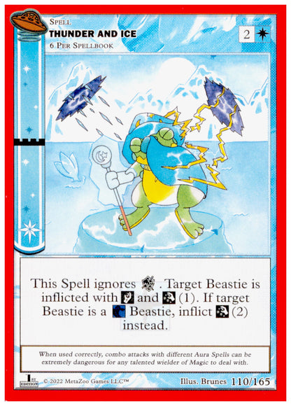MetaZoo UFO 1st Edition Thunder and Ice 110/165 NM/M Spell