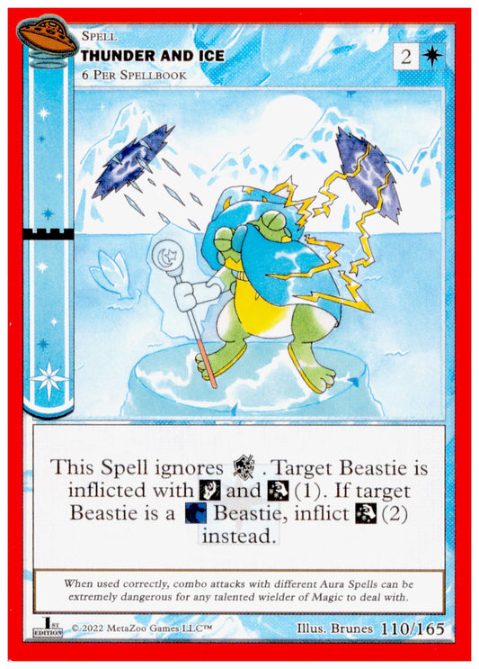 MetaZoo UFO 1st Edition Thunder and Ice 110/165 NM/M Spell