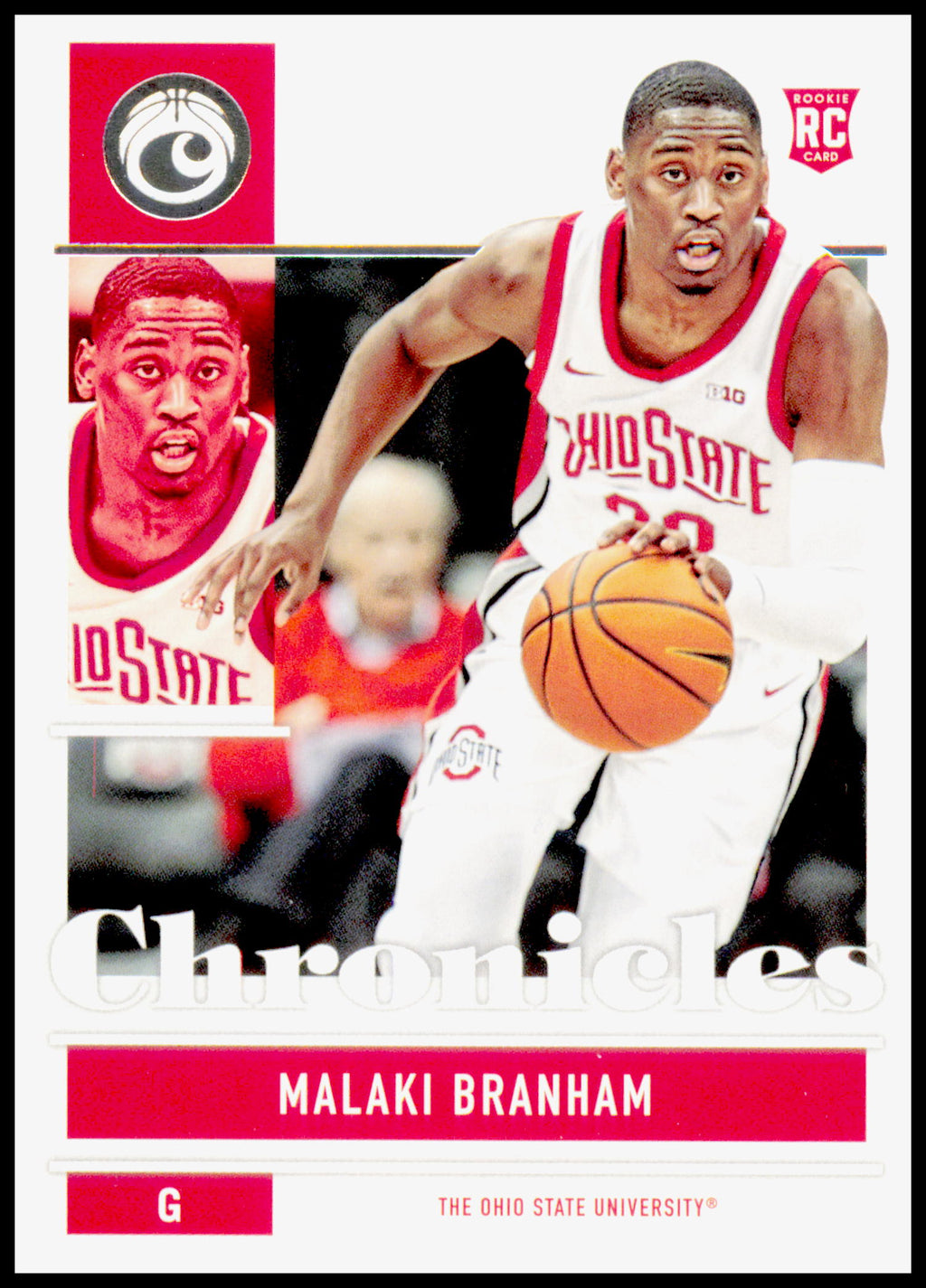 2022 Panini Chronicles Draft Picks Malaki Branham Card