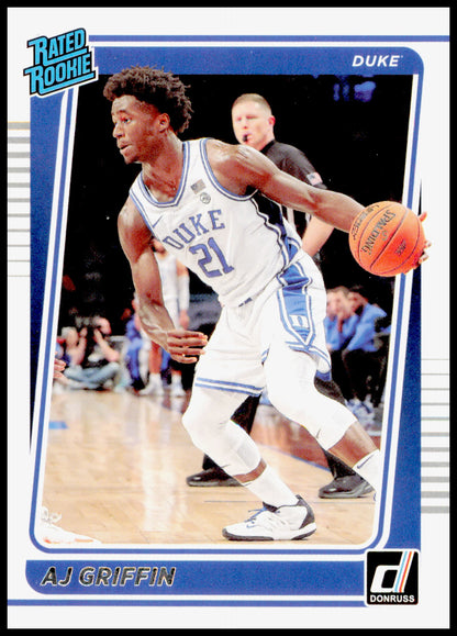 2022 Panini Chronicles Draft Picks AJ Griffin Card Donruss Rated Rookies
