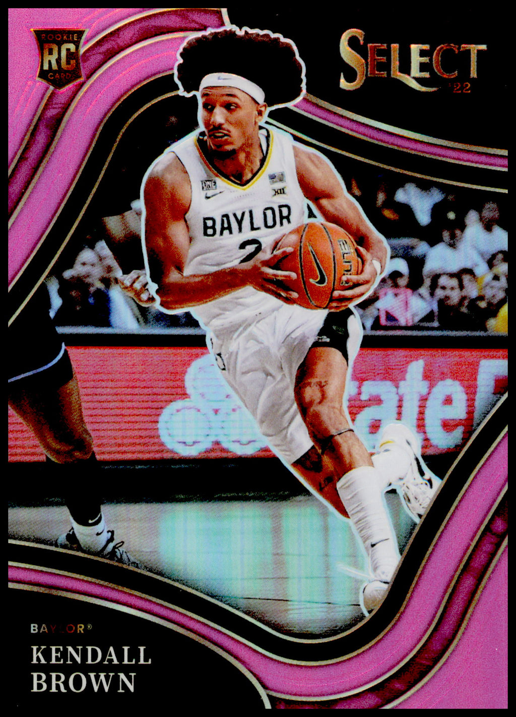 2022 Panini Chronicles Draft Picks Kendall Brown Card Select Pink