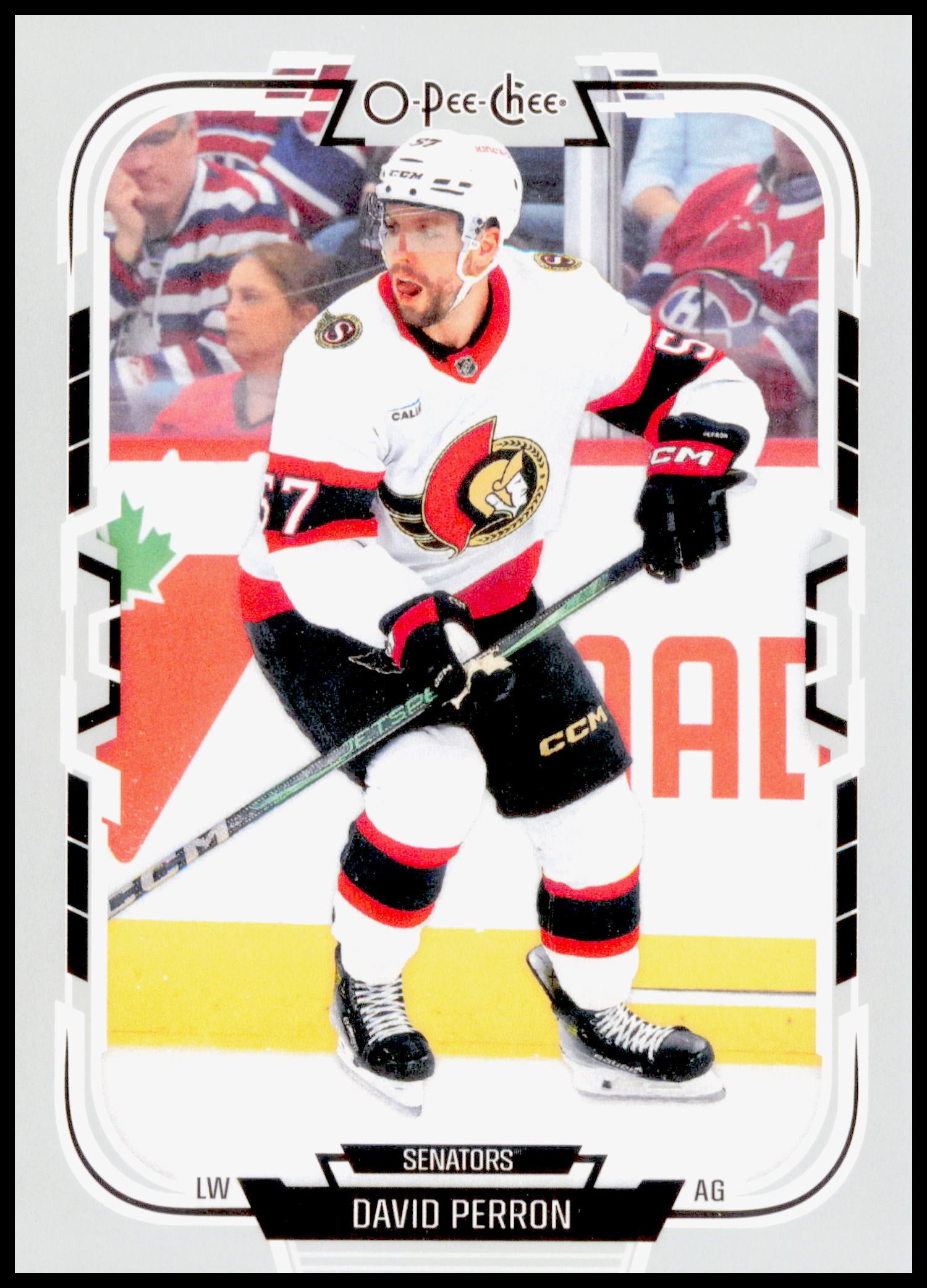 2025-26 O-Pee-Chee David Perron Card