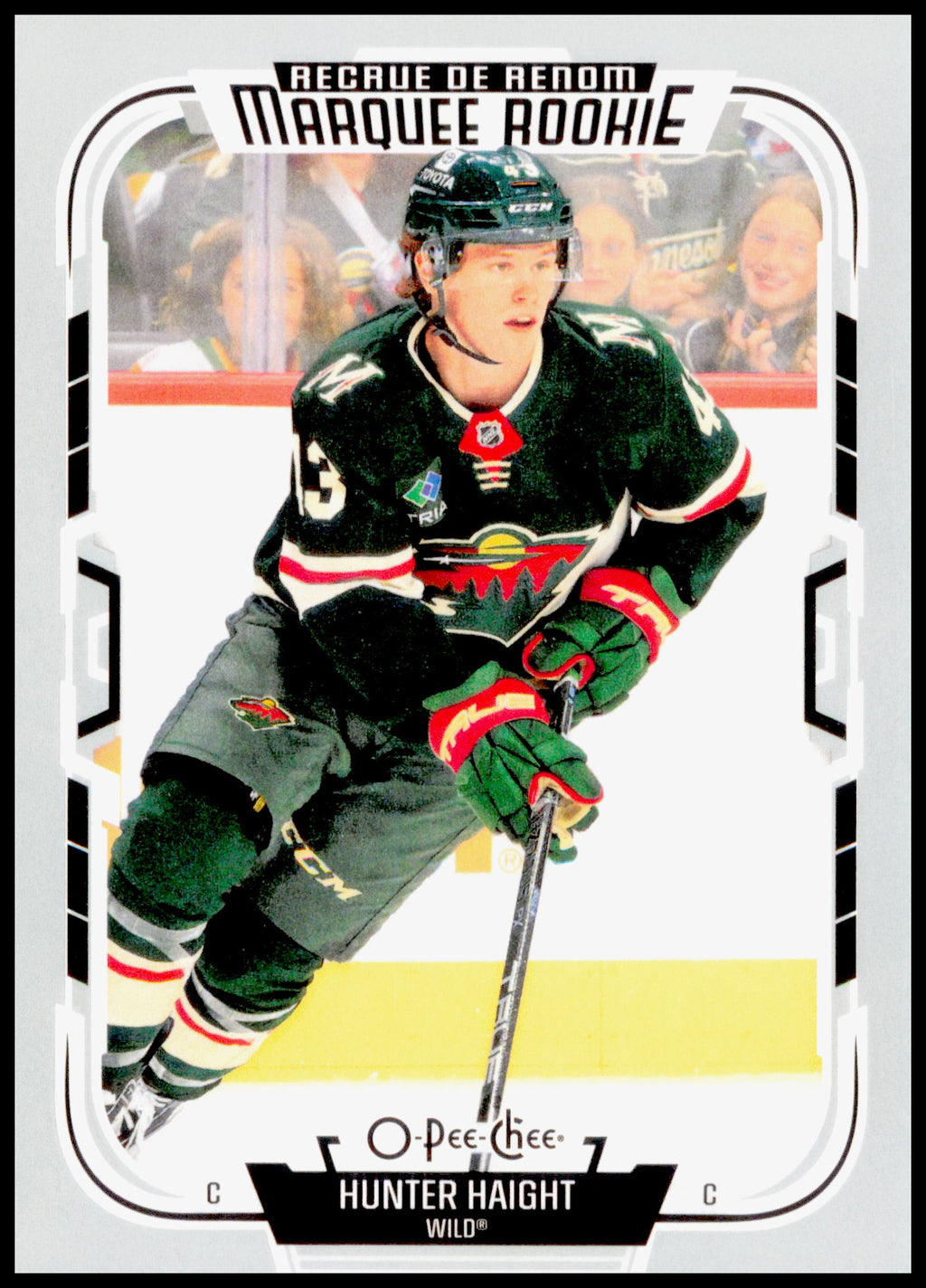 2025-26 O-Pee-Chee Hunter Haight Card Marquee Rookie