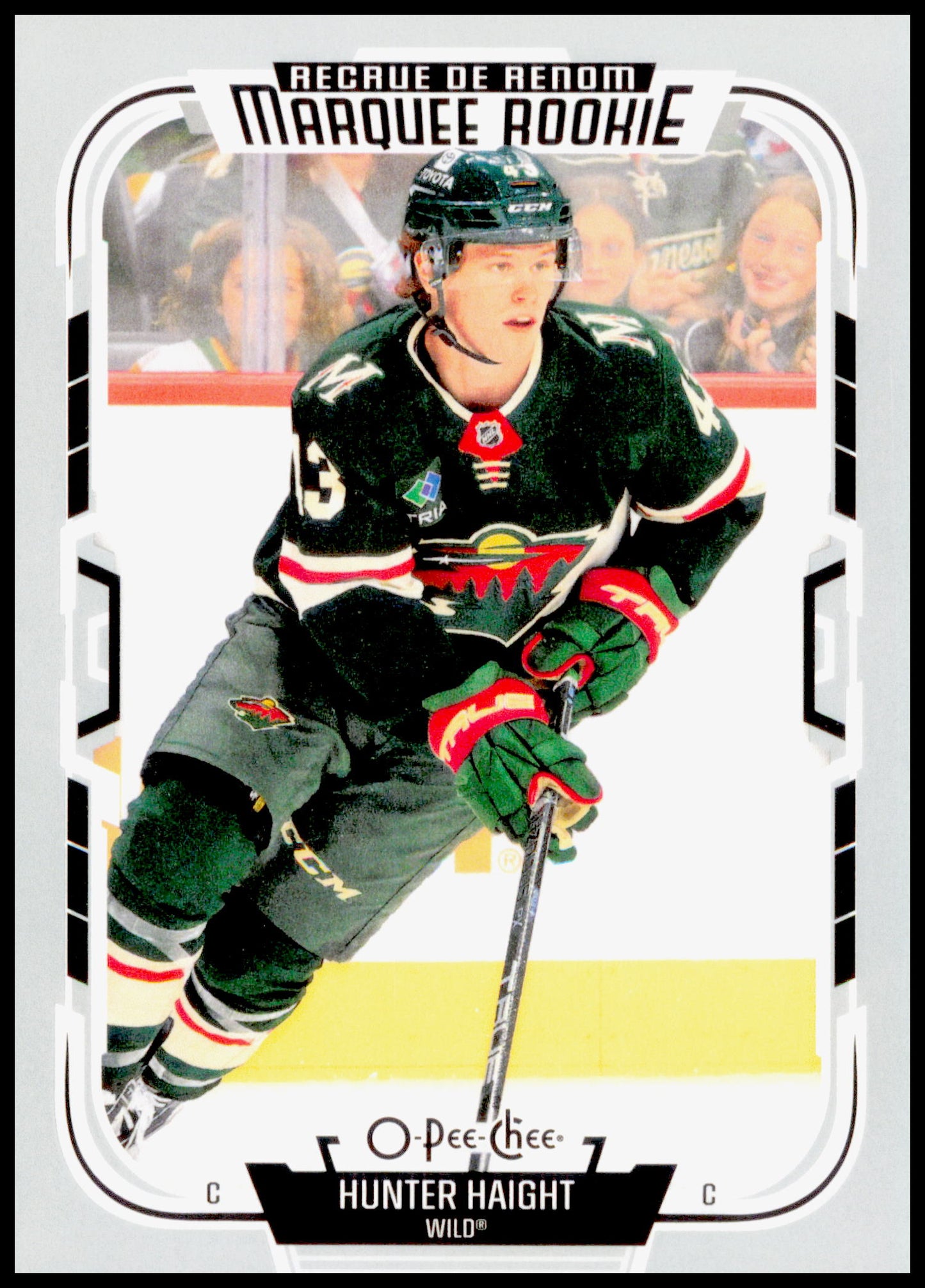 2025-26 O-Pee-Chee Hunter Haight Card Marquee Rookie