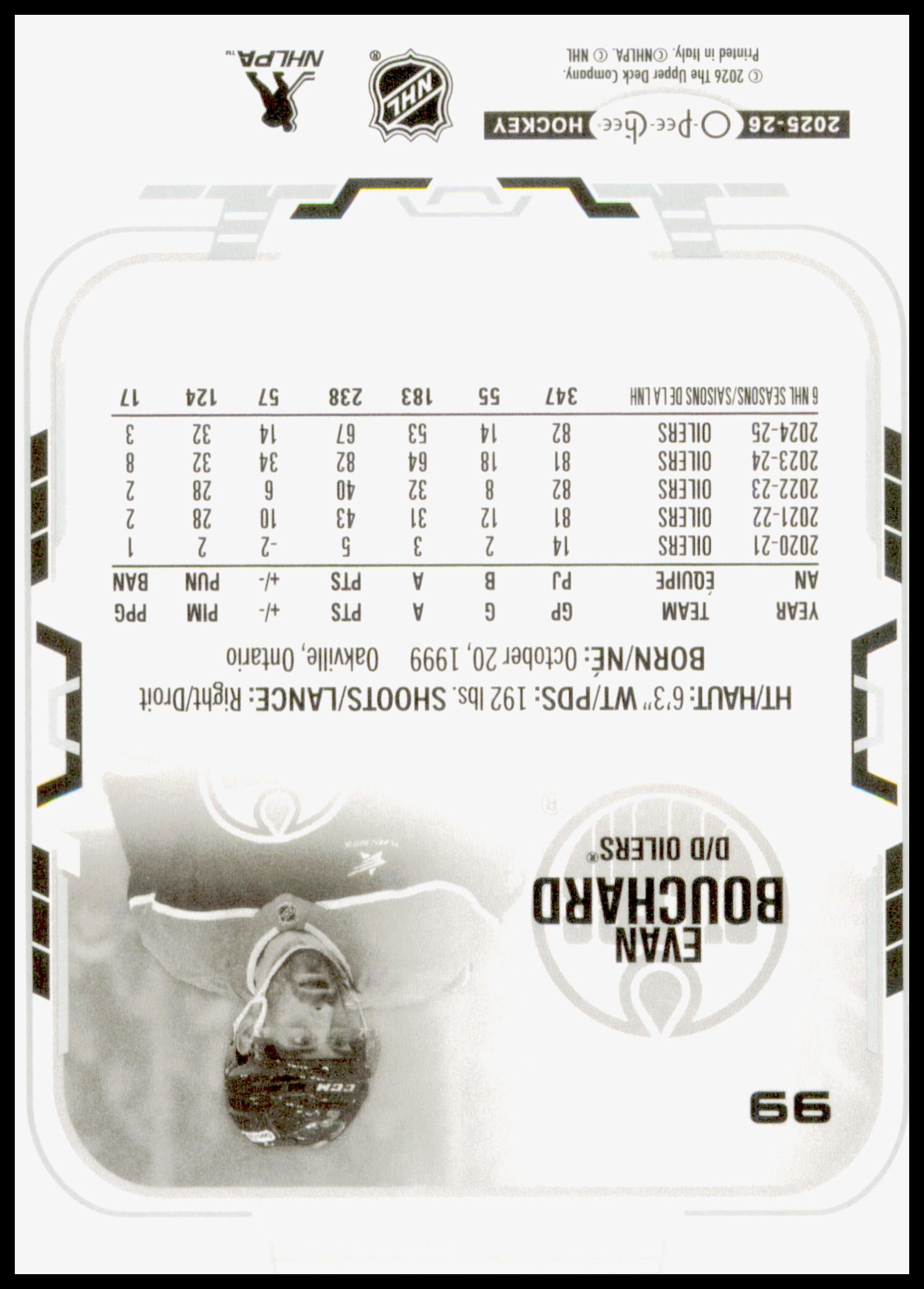 2025-26 O-Pee-Chee Evan Bouchard Card