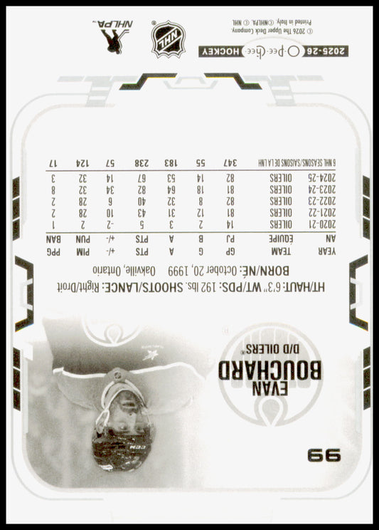 2025-26 O-Pee-Chee Evan Bouchard Card