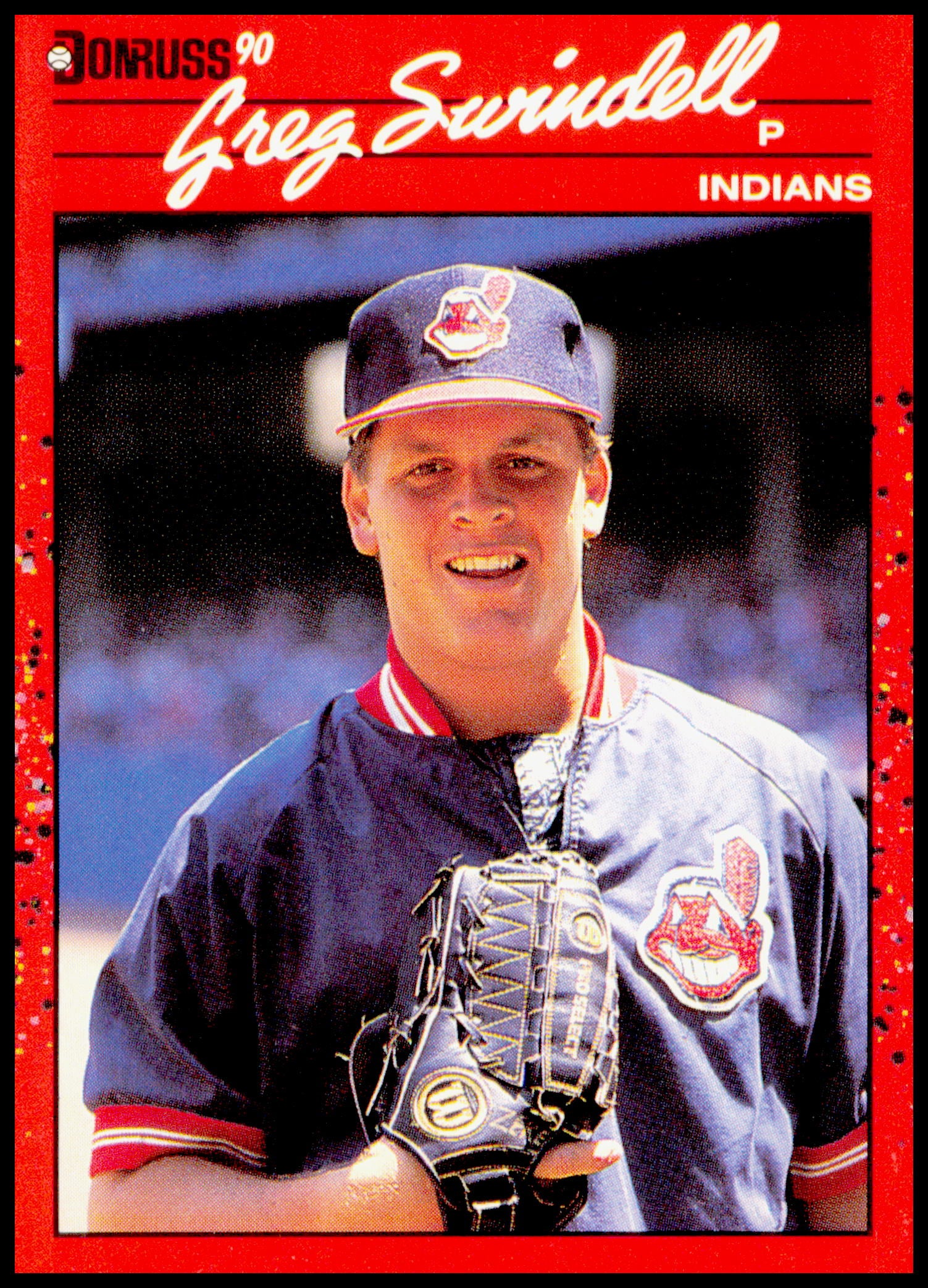 1990 Donruss Greg Swindell Card