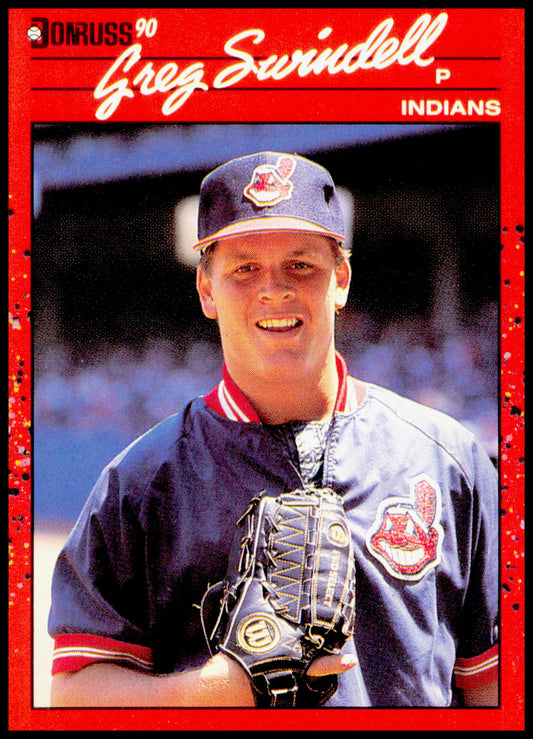 1990 Donruss Greg Swindell Card