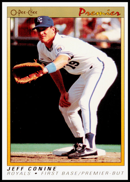 1991 O-Pee-Chee Premier Jeff Conine Card