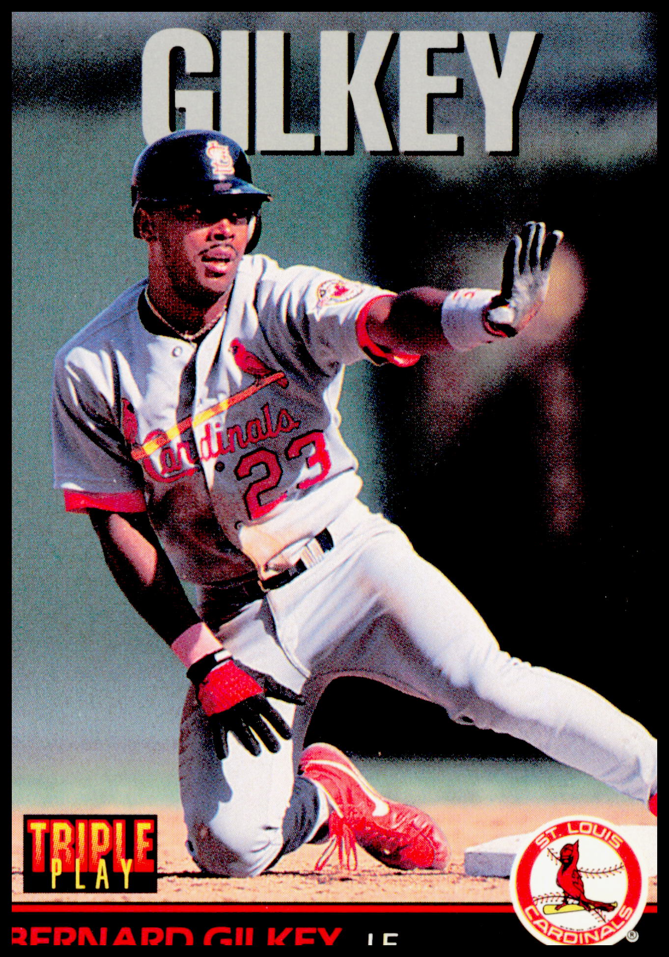 1993 Triple Play Bernard Gilkey Card