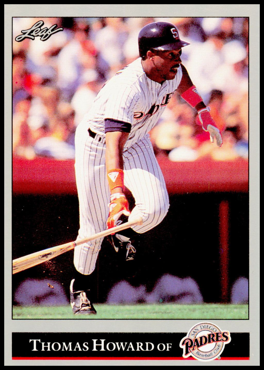 1992 Leaf Thomas Howard Card San Diego Padres