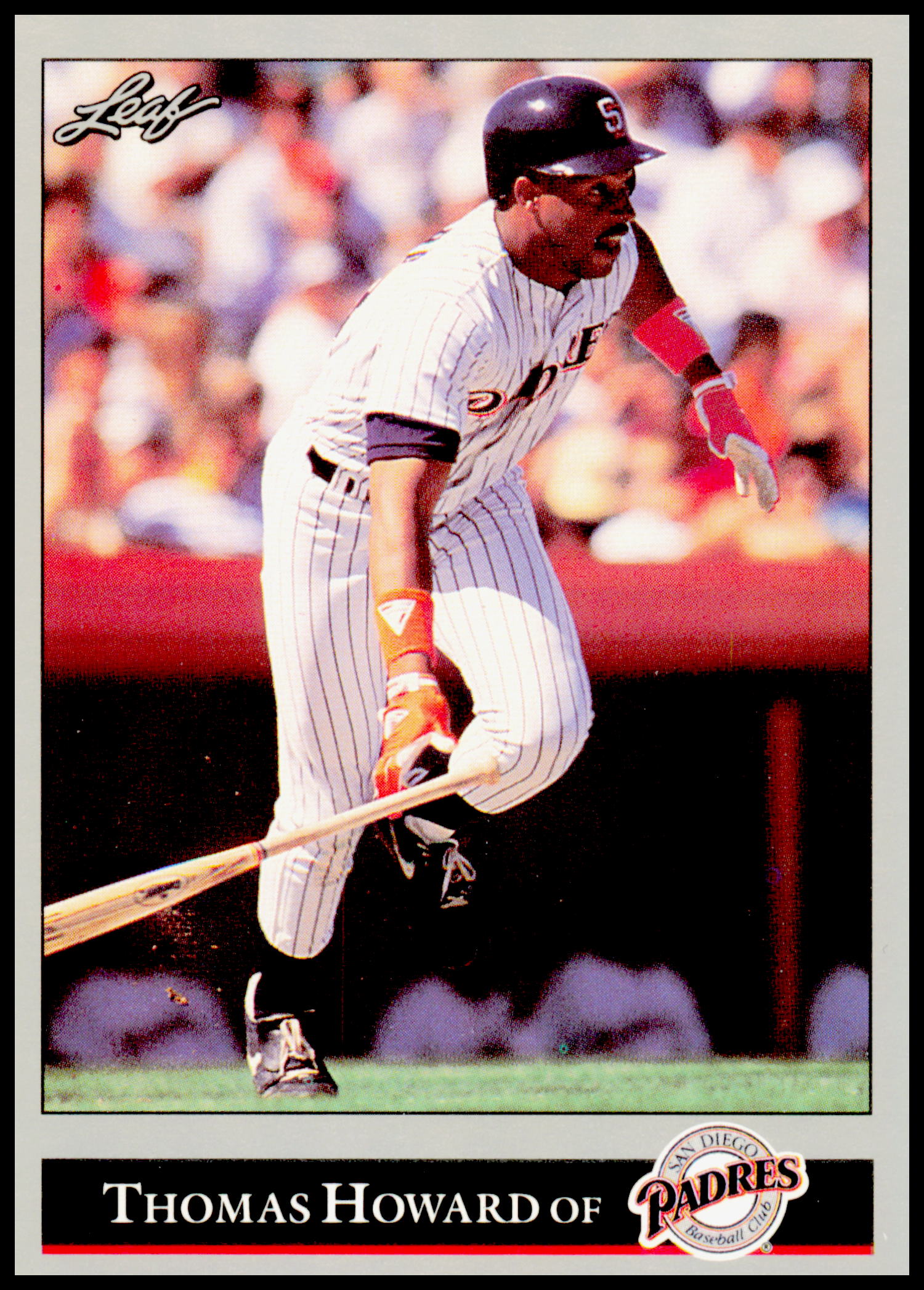 1992 Leaf Thomas Howard Card San Diego Padres