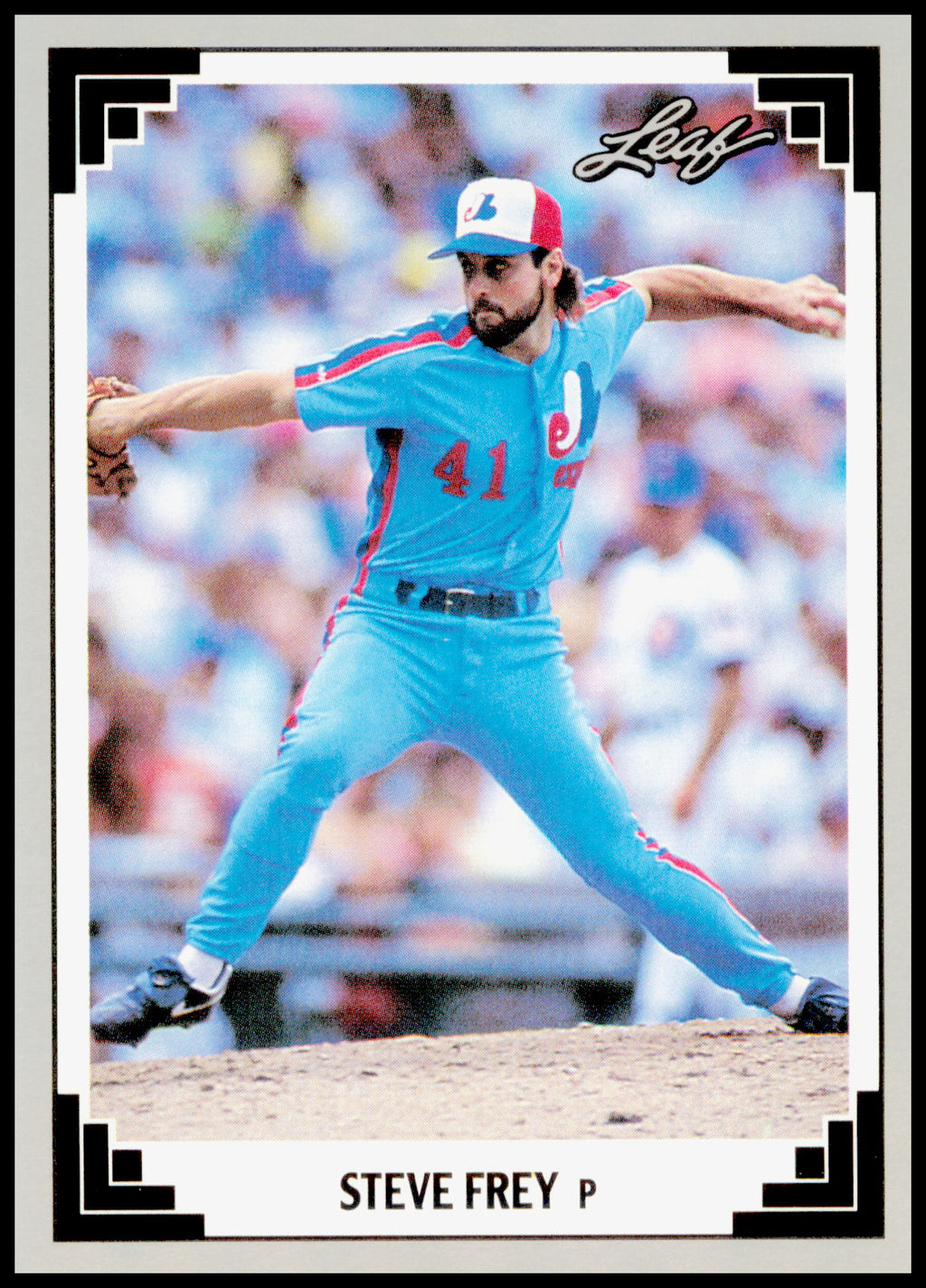 1991 Leaf Steve Frey Card Montreal Expos