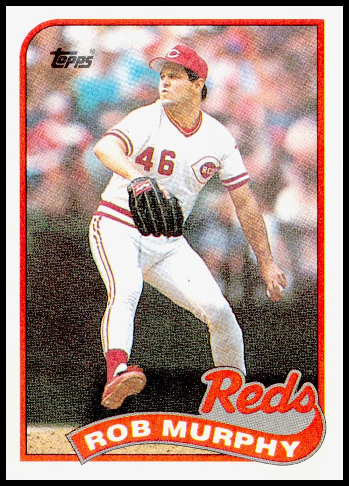 1989 Topps Rob Murphy Card Small Right Corner Ding
