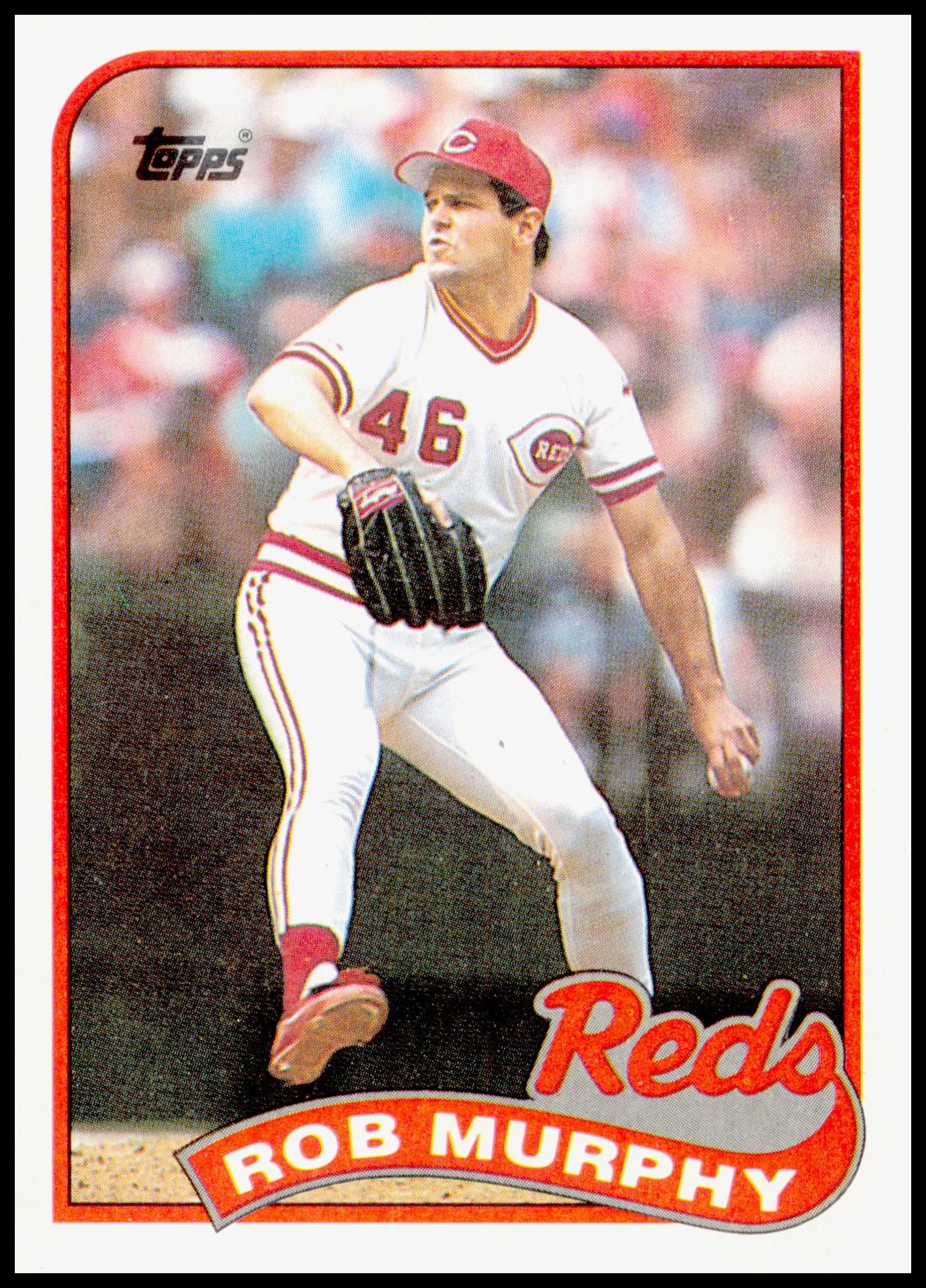 1989 Topps Rob Murphy Card Small Right Corner Ding