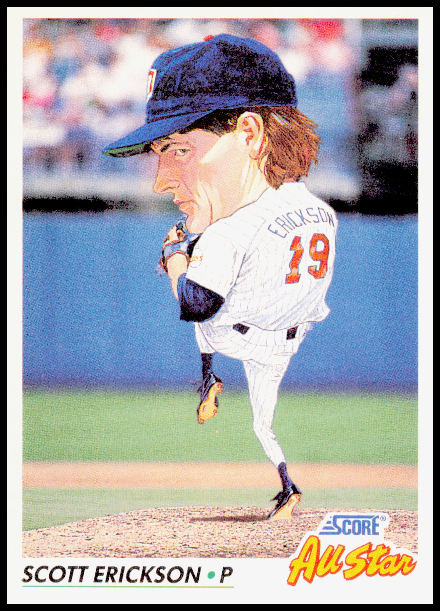 1992 Score Scott Erickson Card Minnesota Twins