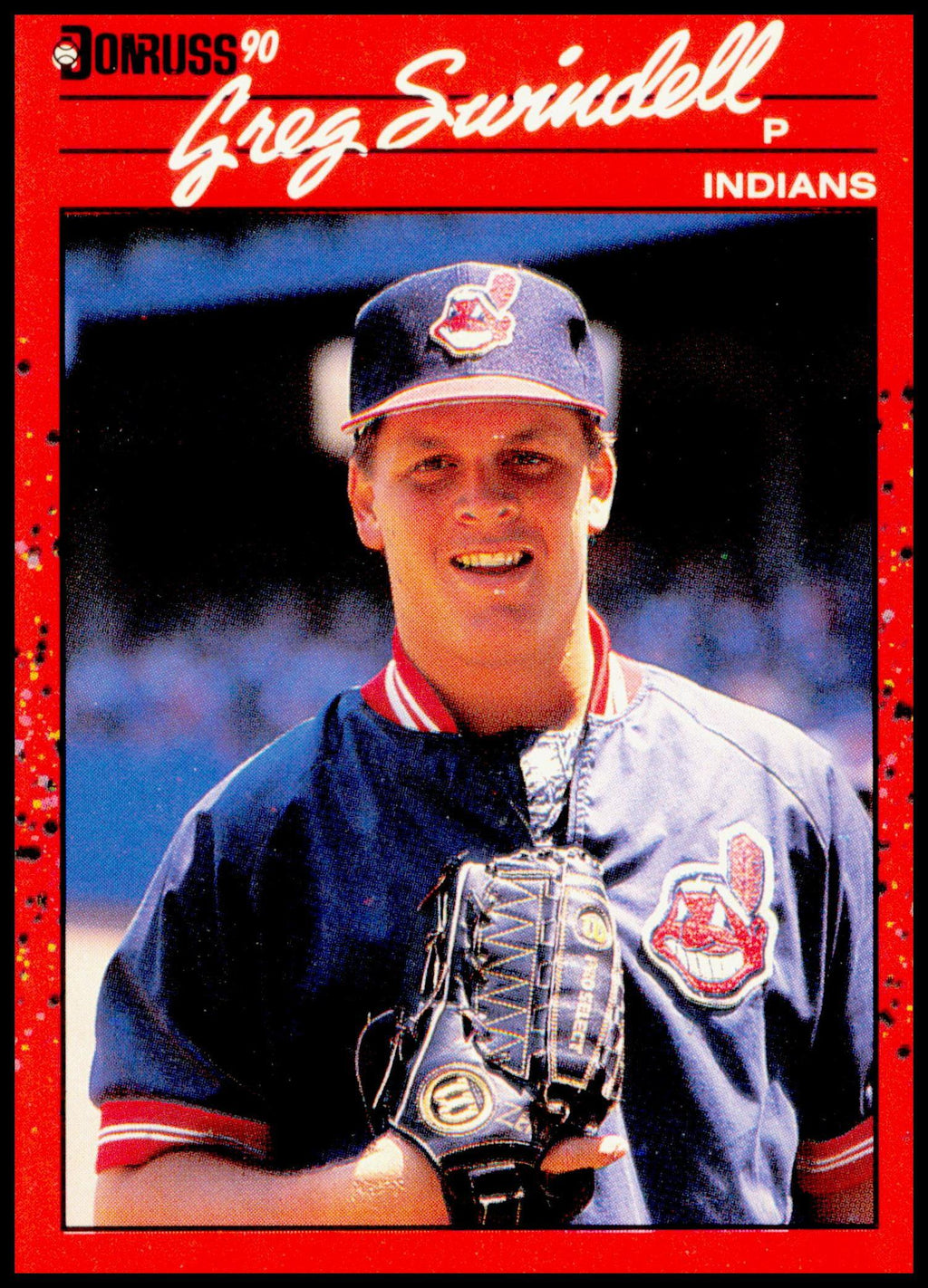 1990 Donruss Greg Swindell Card Cleveland Indians
