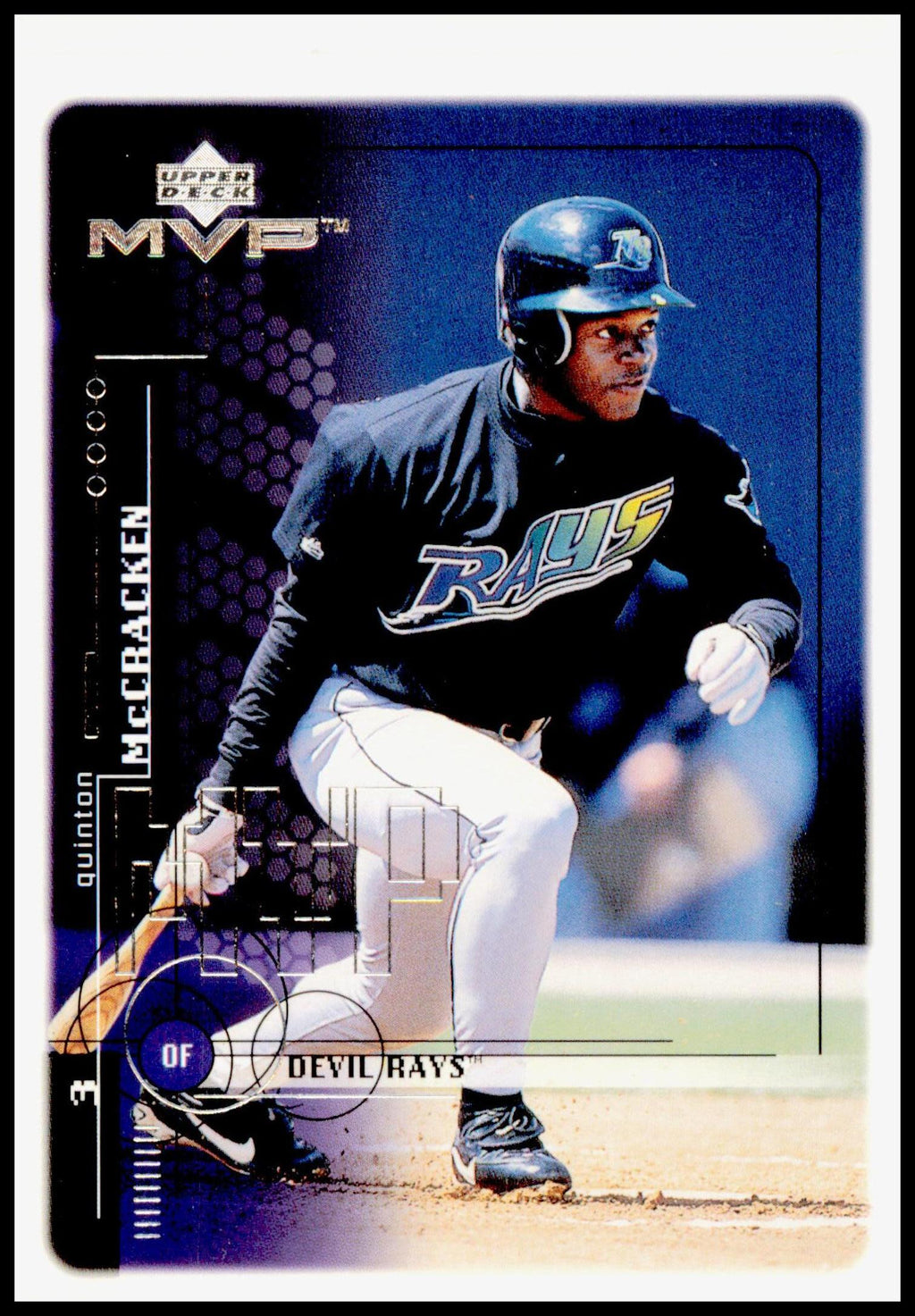 1999 Upper Deck MVP Quinton McCracken #201 Tampa Bay Devil Rays MLB