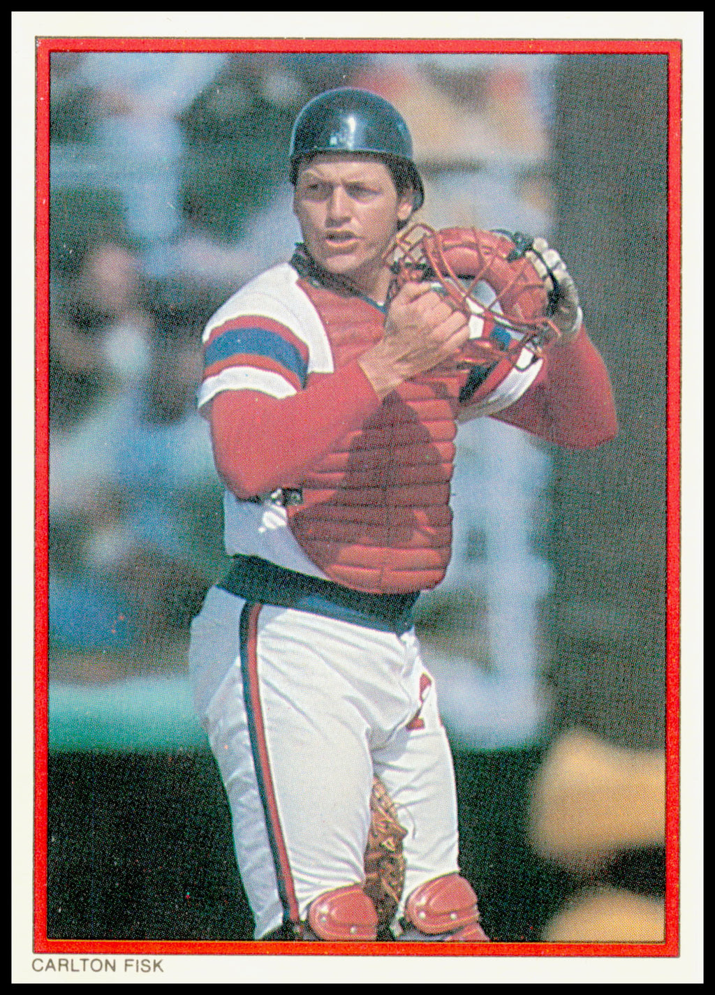 1984 Topps All-Star Set Collector's Edition Carlton Fisk #40 Glossy HOF