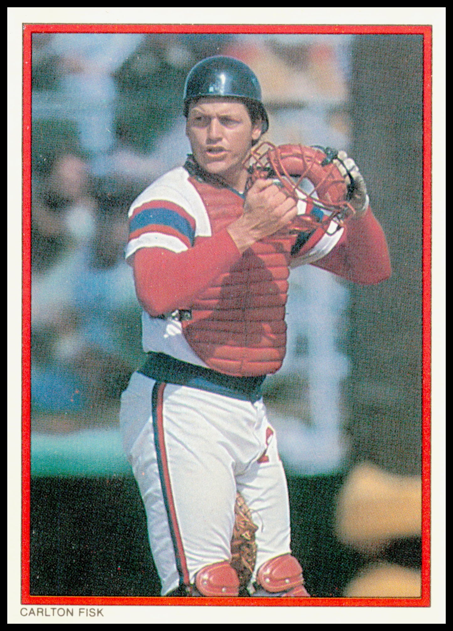 1984 Topps All-Star Set Collector's Edition Carlton Fisk #40 Glossy HOF