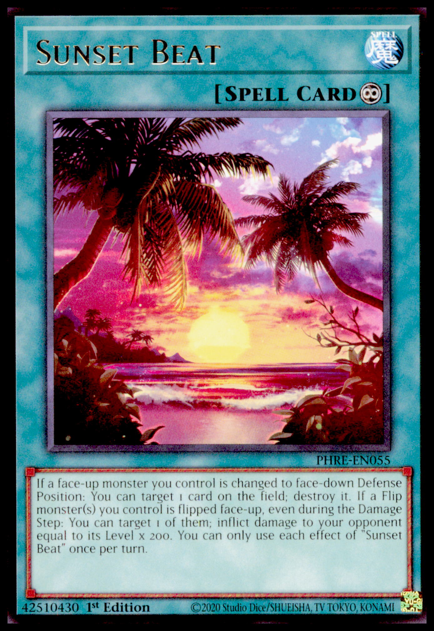 Sunset Beat - PHRE-EN055 - Rare - 1st Edition - 2020 Phantom Revenge - YuGiOh