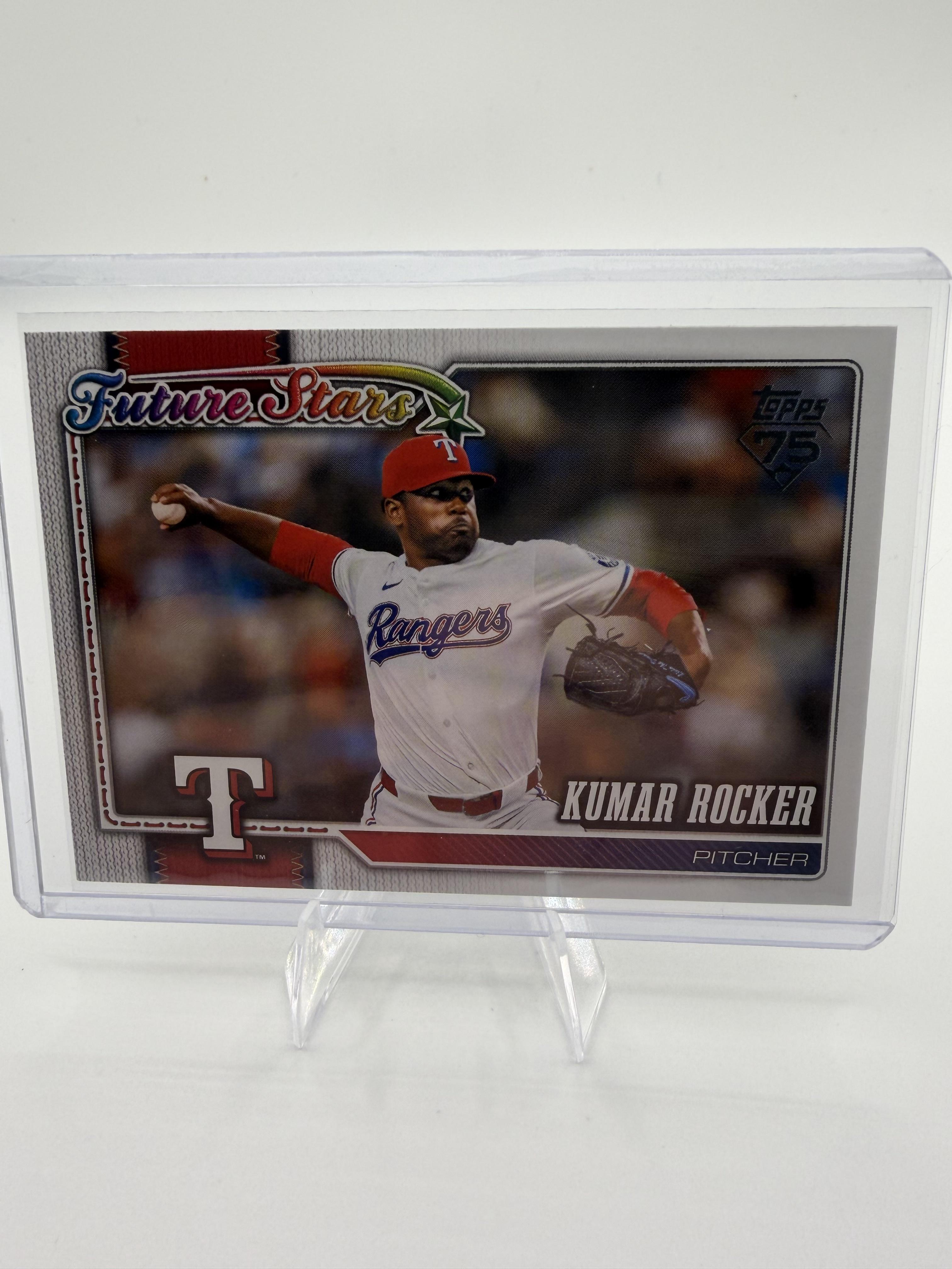 2026 Topps Series 1 Kumar Rocker Card #336 Texas Rangers Future Stars
