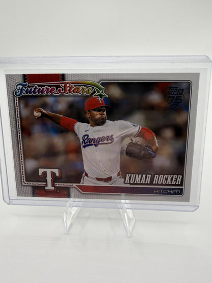 2026 Topps Series 1 Kumar Rocker Card #336 Texas Rangers Future Stars