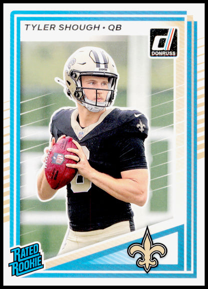 2025 Donruss Tyler Shough Ratied Rookie Card
