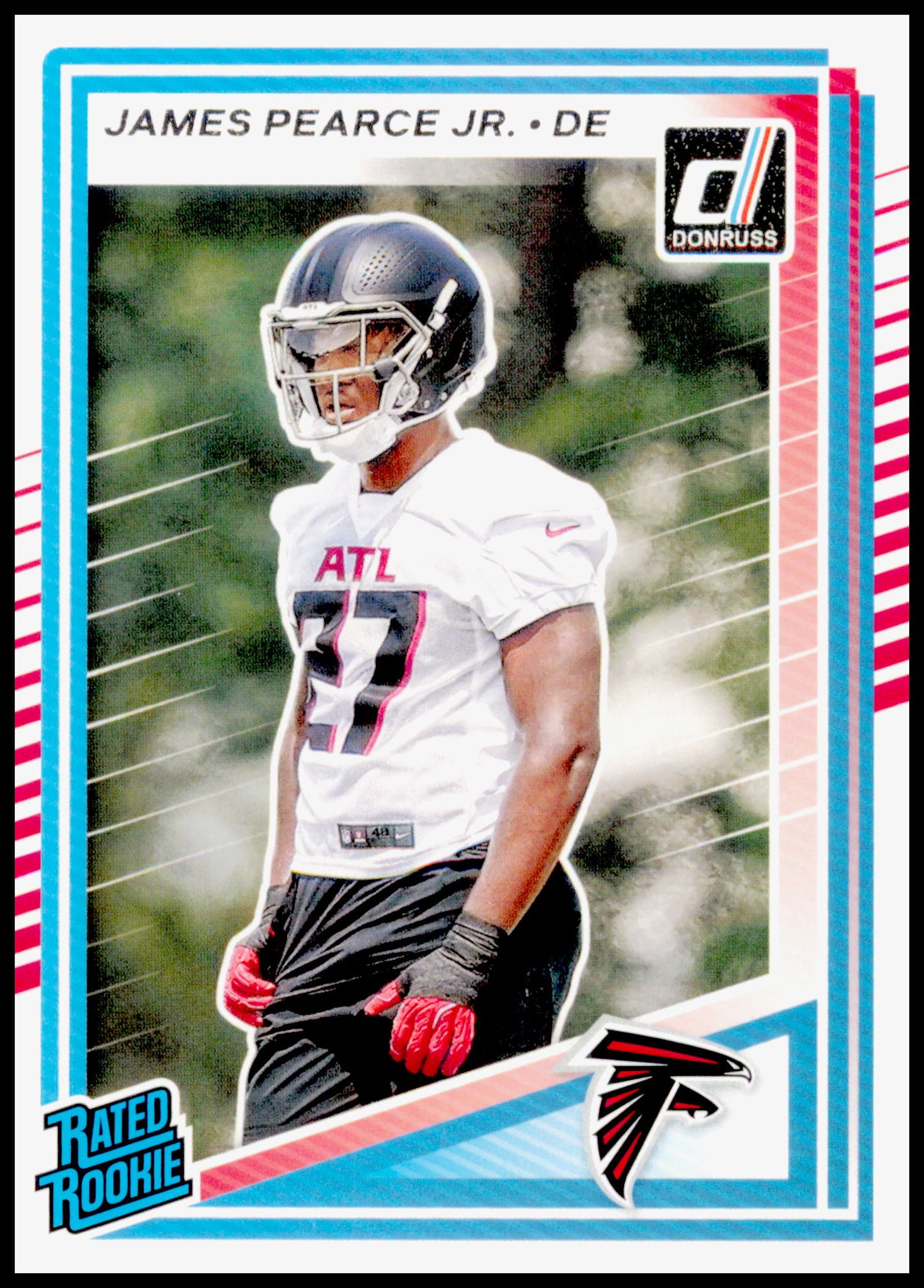 2025 Panini Donruss James Pearce Jr. #363 Falcons Rated Rookie RC Card