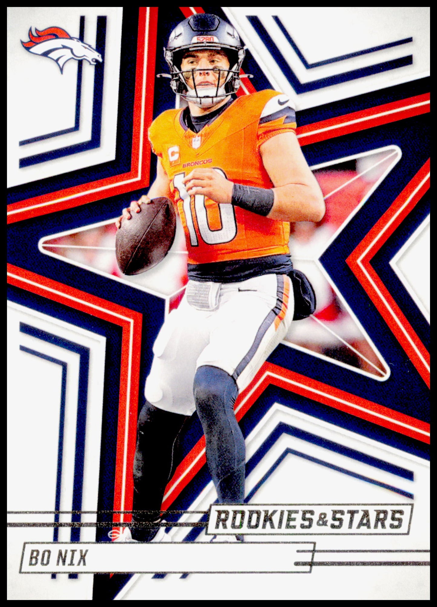 2025 Panini Rookies & Stars Bo Nix Card Denver Broncos #4
