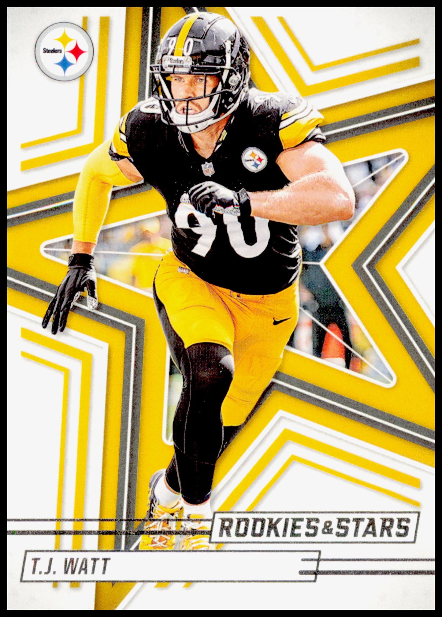 2025 Panini Rookies & Stars T.J. Watt Card Pittsburgh Steelers #62