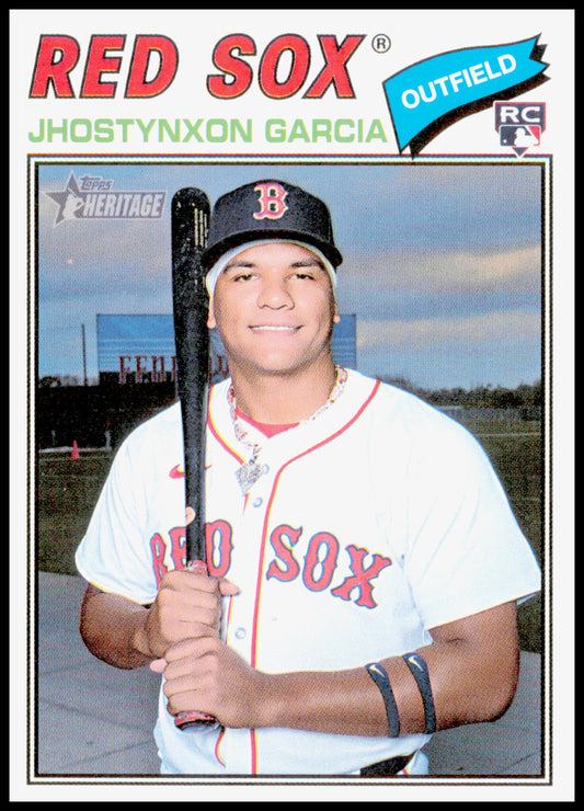 2026 Topps Heritage Jhostynxon Garcia Card Rookie Card
