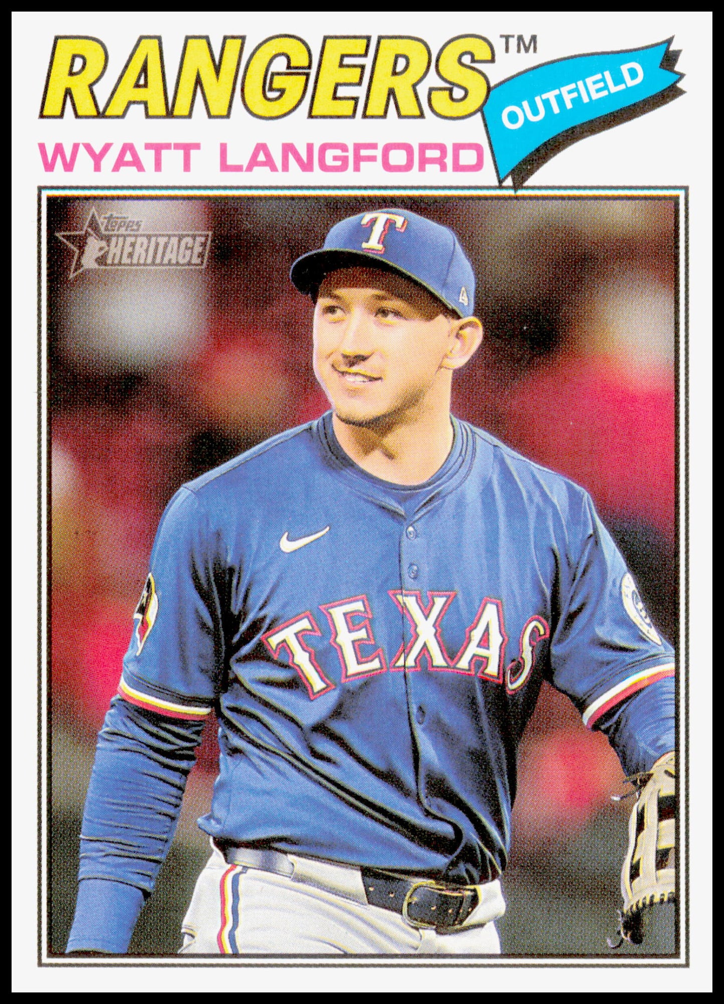 2026 Topps Heritage Wyatt Langford Card