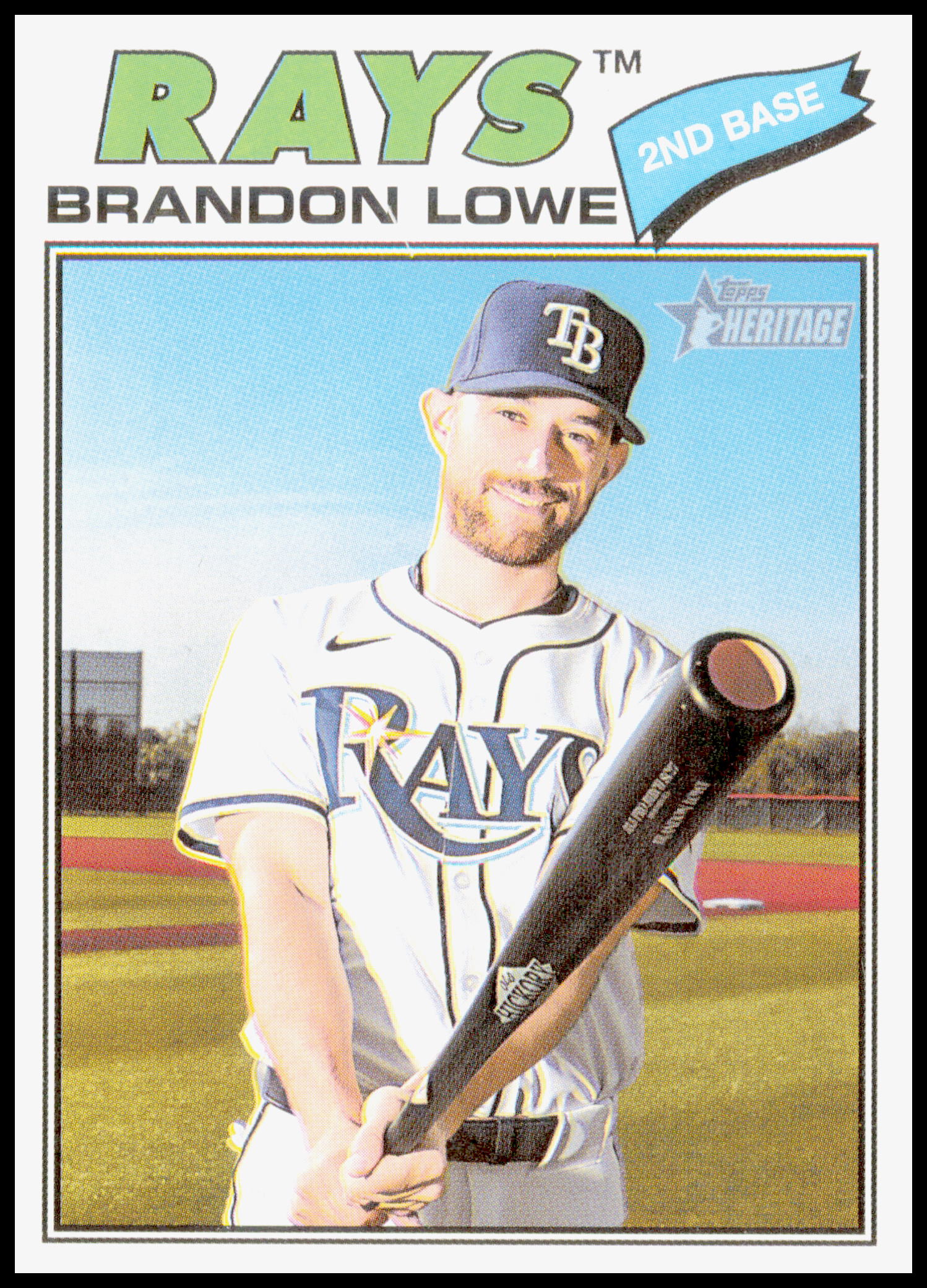 2026 Topps Heritage Brandon Lowe Card