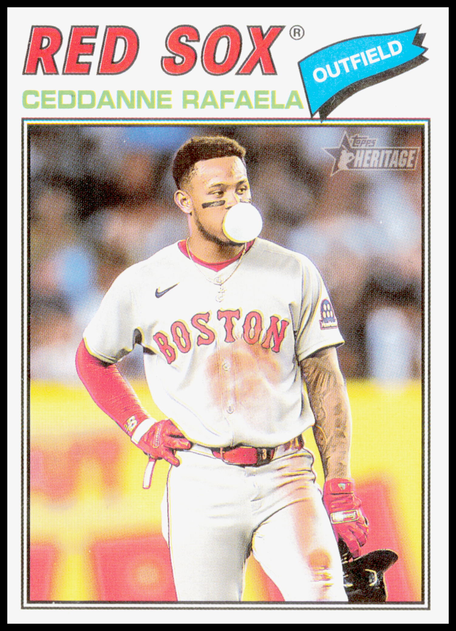 2026 Topps Heritage Ceddanne Rafaela Card