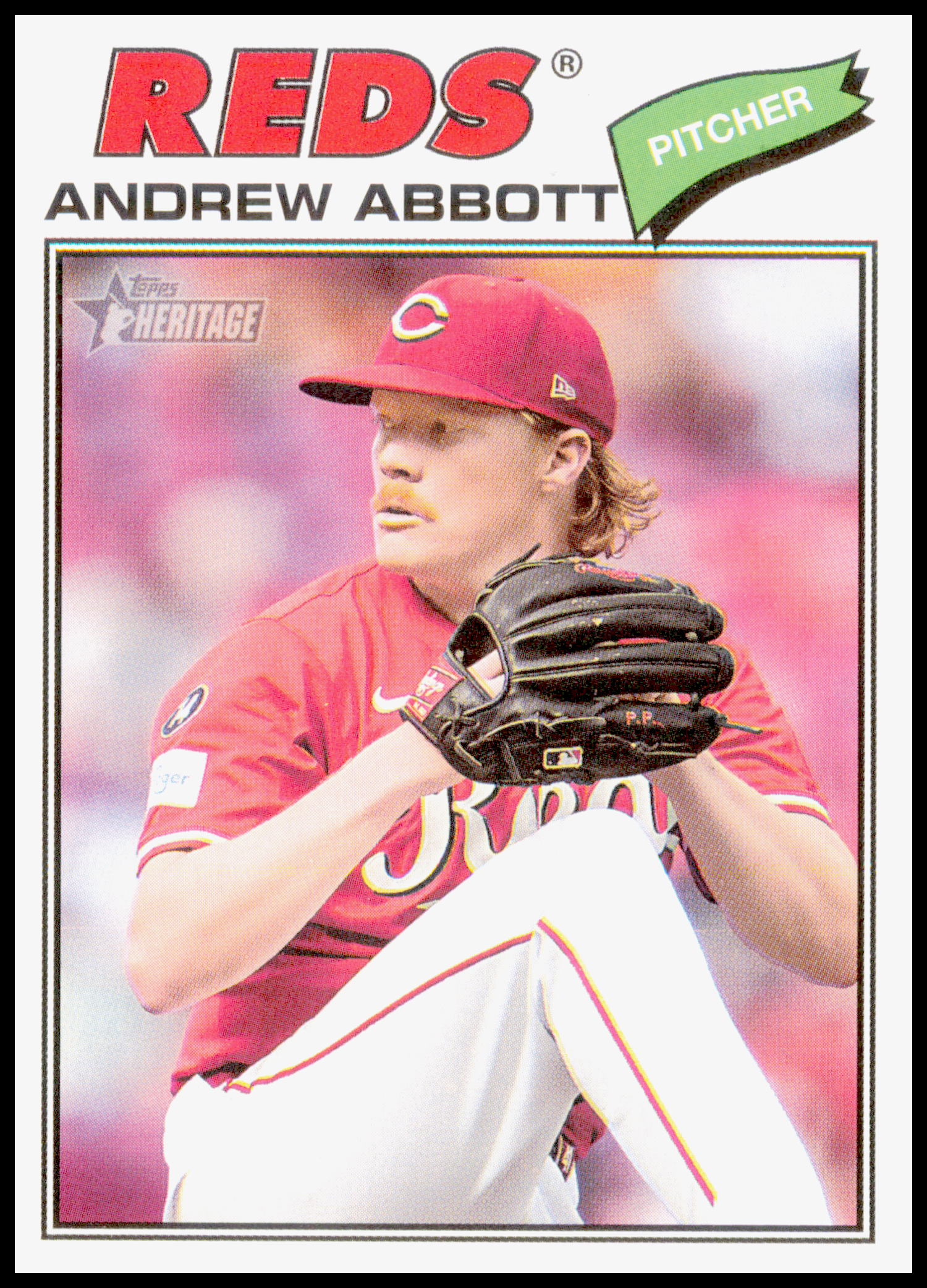 2026 Topps Heritage Andrew Abbott Card