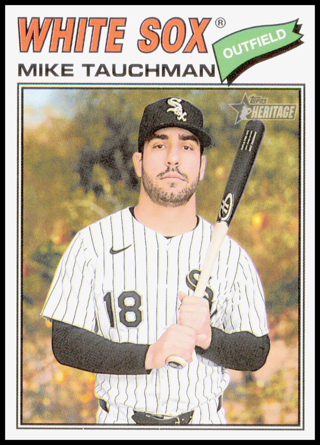 2026 Topps Heritage Mike Tauchman Card Chicago White Sox #90