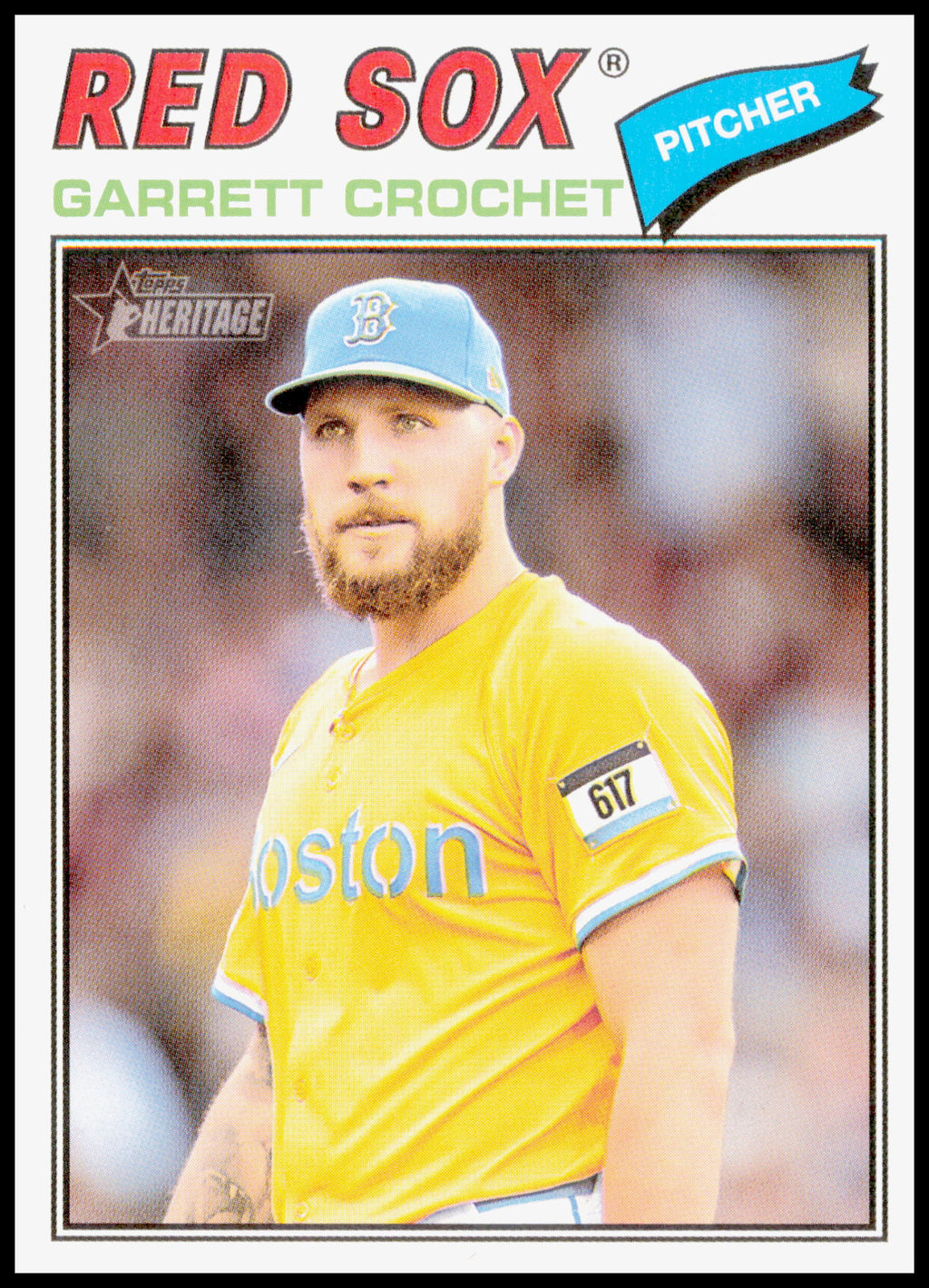 2026 Topps Heritage Garrett Crochet Card