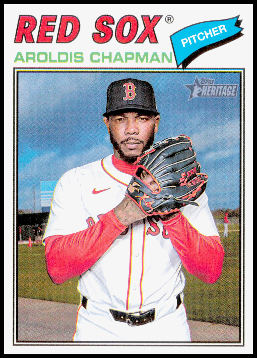 2026 Topps Heritage Aroldis Chapman Card