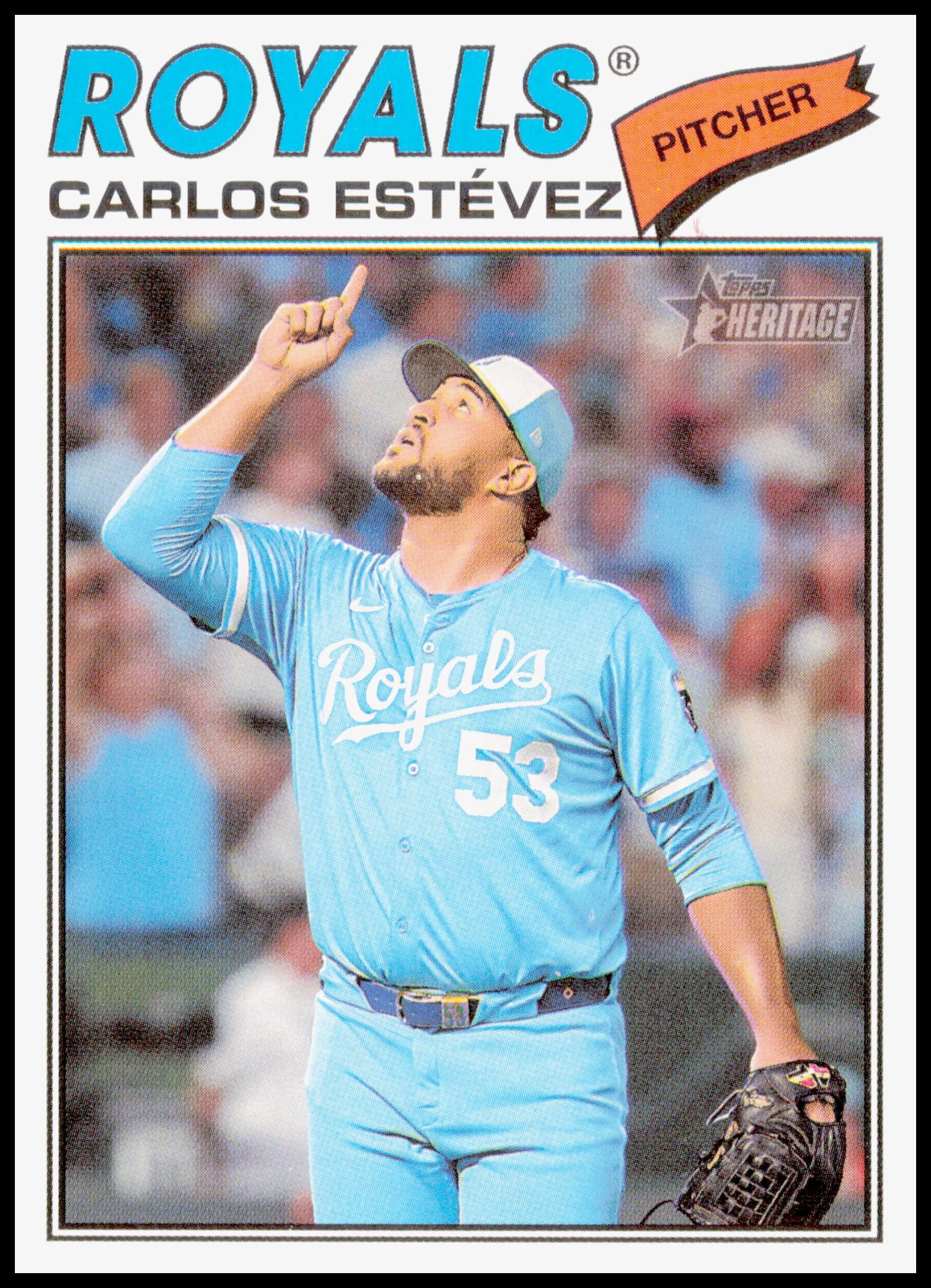2026 Topps Heritage Carlos Estévez Card