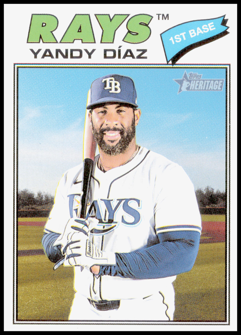 2026 Topps Heritage Yandy Díaz Card